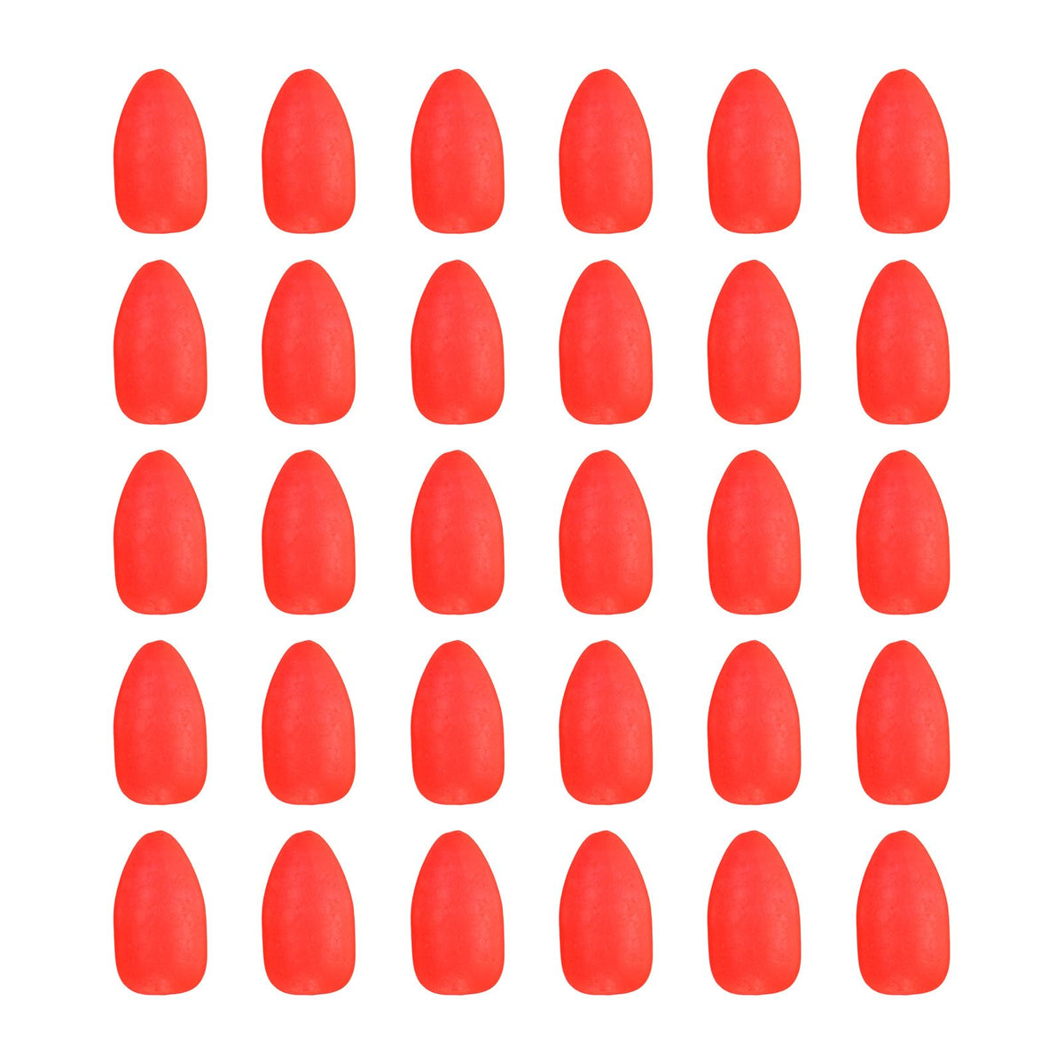 PATIKIL oval foam float red close-up boosts bite visibility.