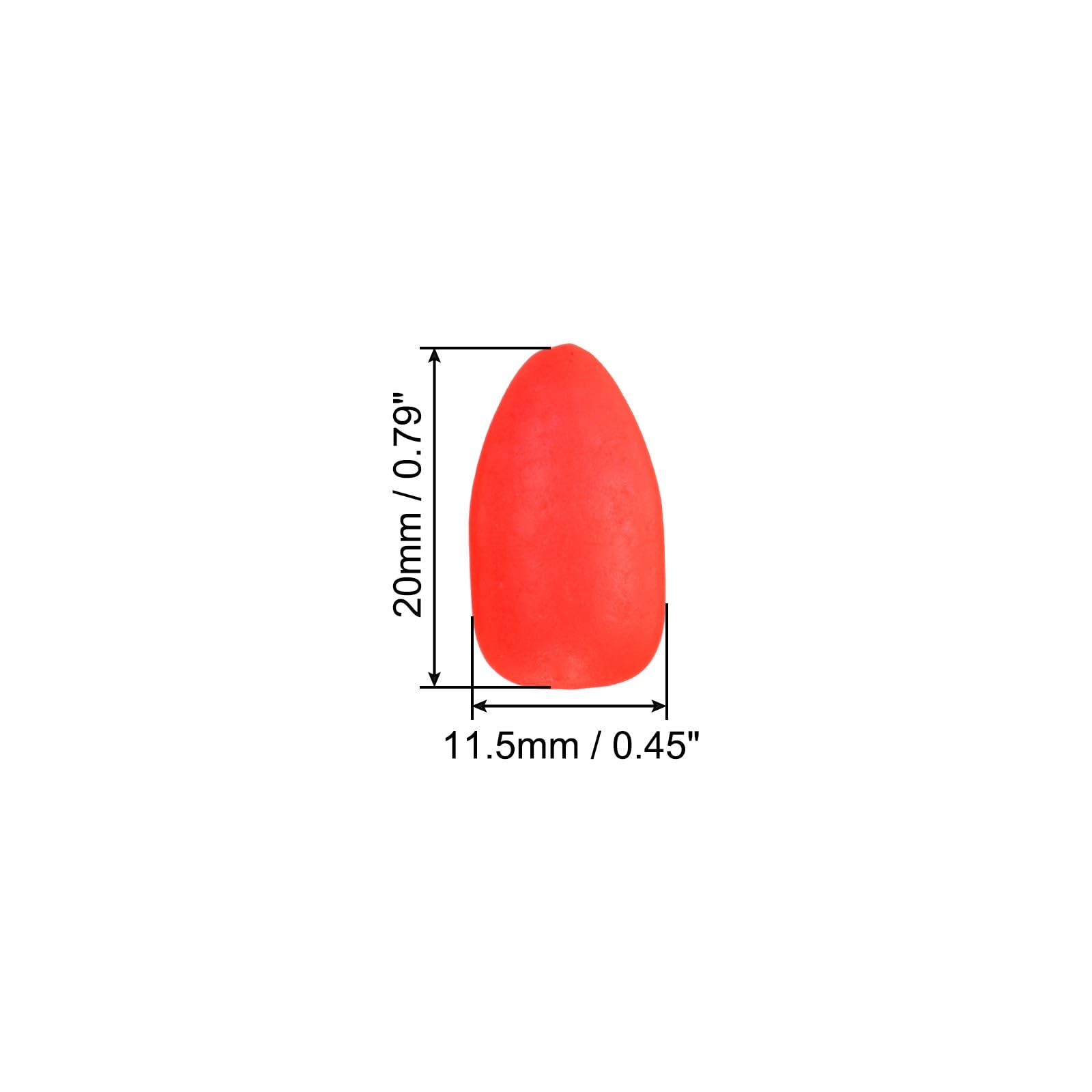 PATIKIL red foam float pack of 30 for multi-species rigs.