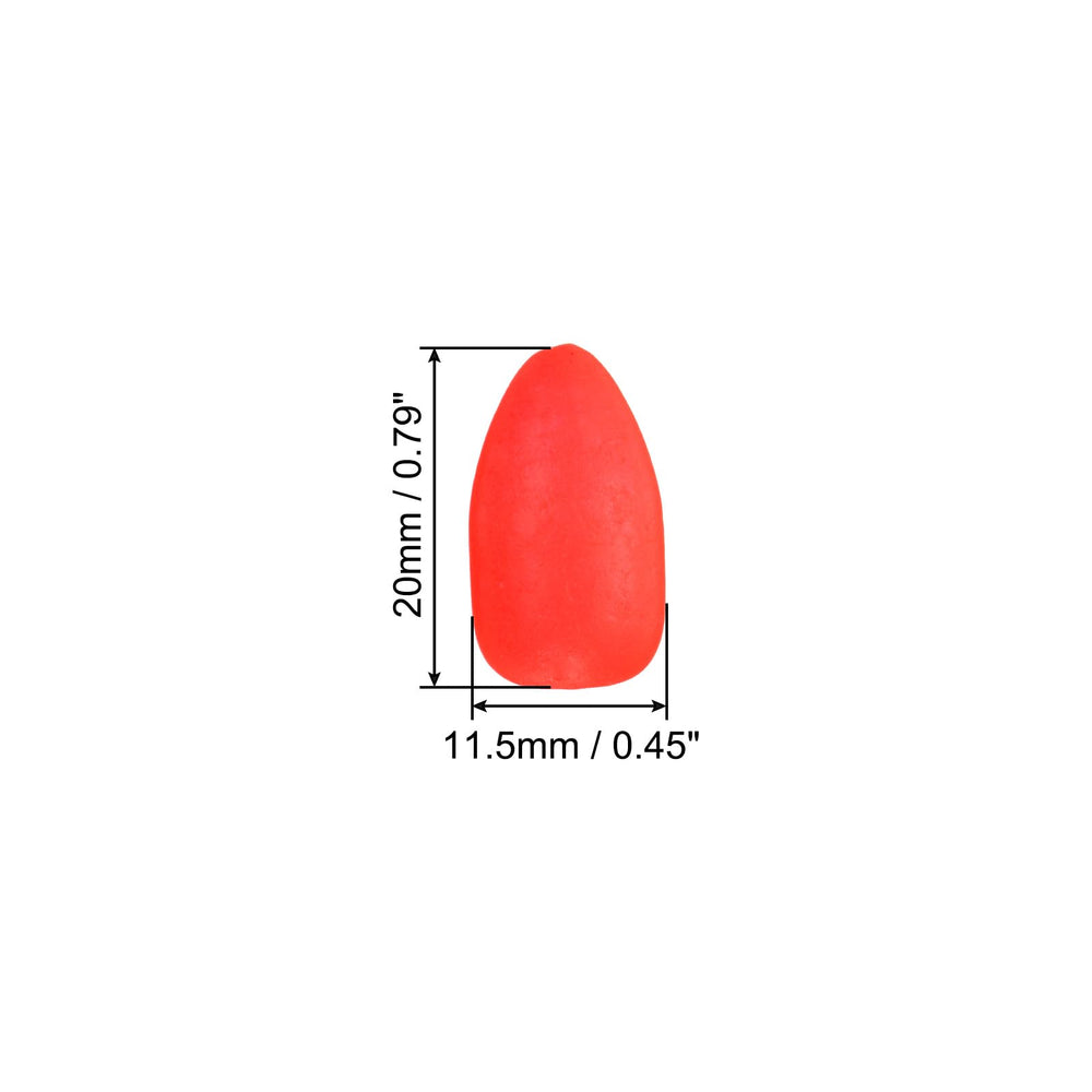 PATIKIL red foam float pack of 30 for multi-species rigs.
