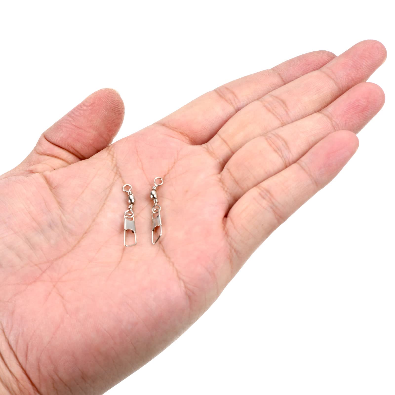 PATIKIL 100-pack swivels for saltwater and freshwater setups