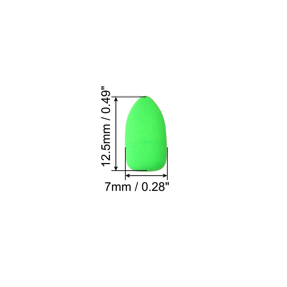 PATIKIL 30-pack green floats for versatile fishing rigs.