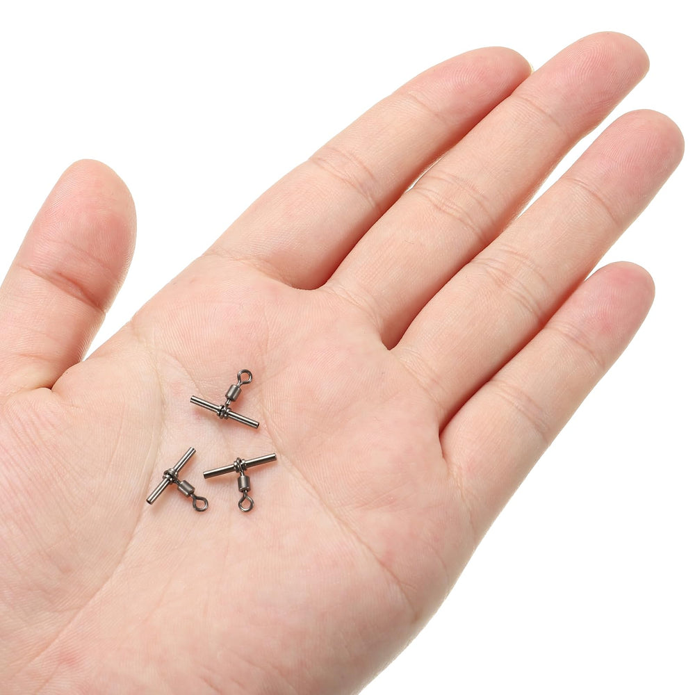 PATIKIL packaging displays 20 swivels for ready-to-use rigs.