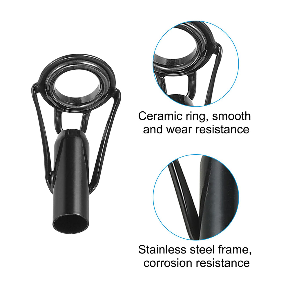 PATIKIL packaging shows six black tips for quick on-site rod repair kits