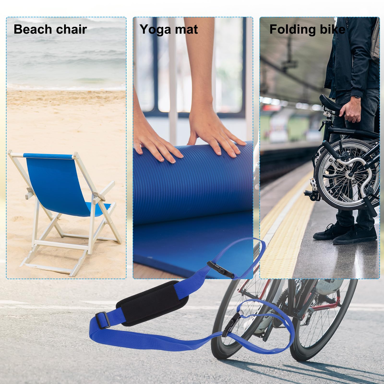 PATIKIL packaging contents show compact strap set for travel.