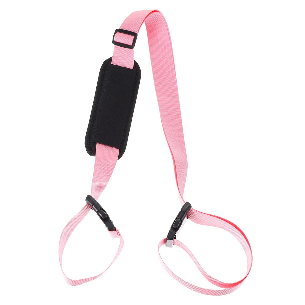 PATIKIL pink adjustable beach chair straps for easy hands-free carrying
