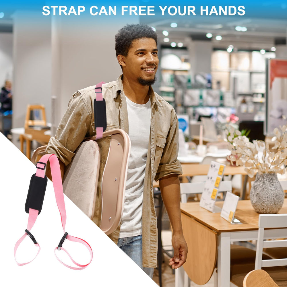 PATIKIL pink compact setup fits folding chairs and mats
