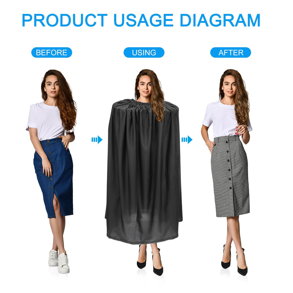 PATIKIL portable dressing room with D-shaped clip ensures secure setup at events.