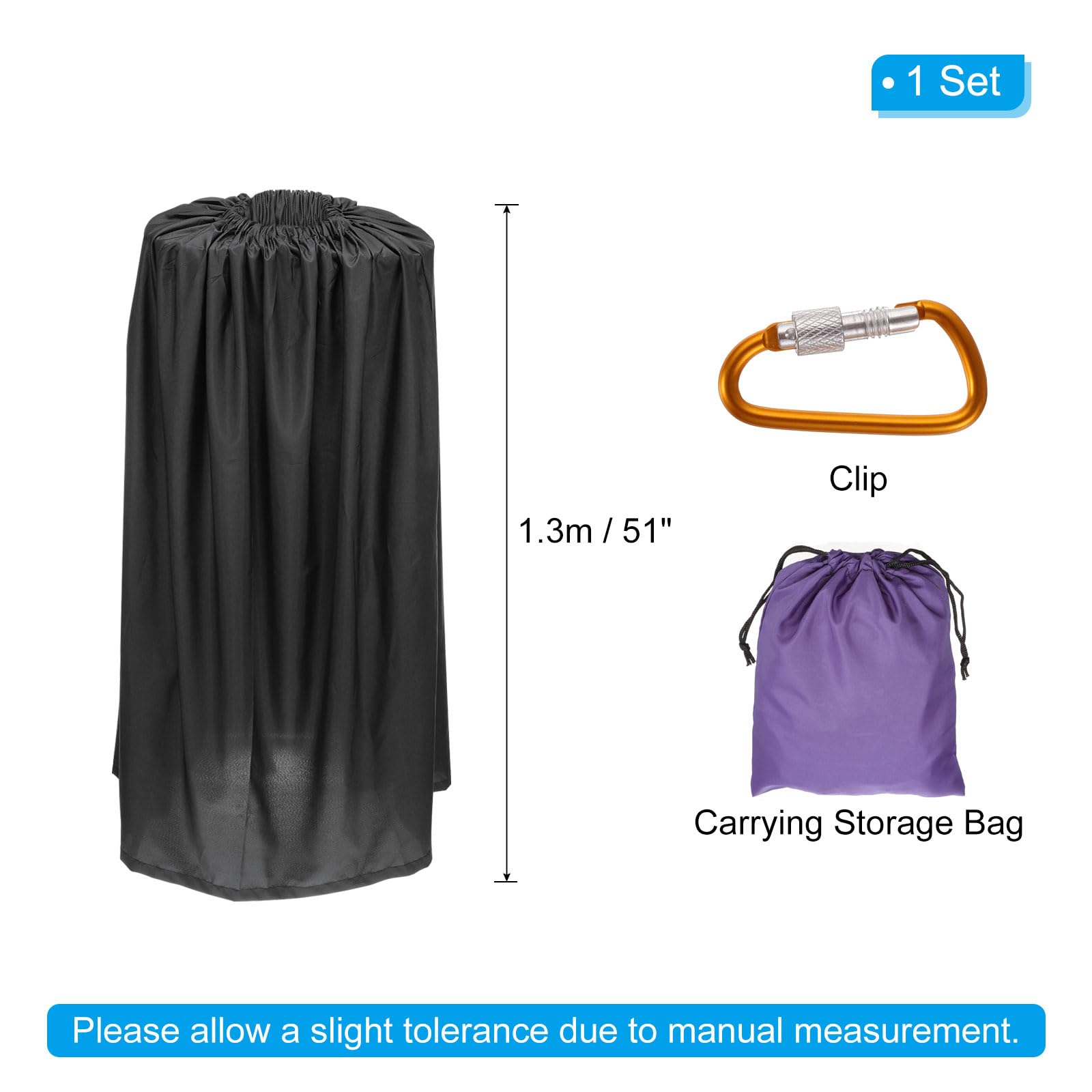 PATIKIL portable dressing room with spacious interior supports comfortable changes.
