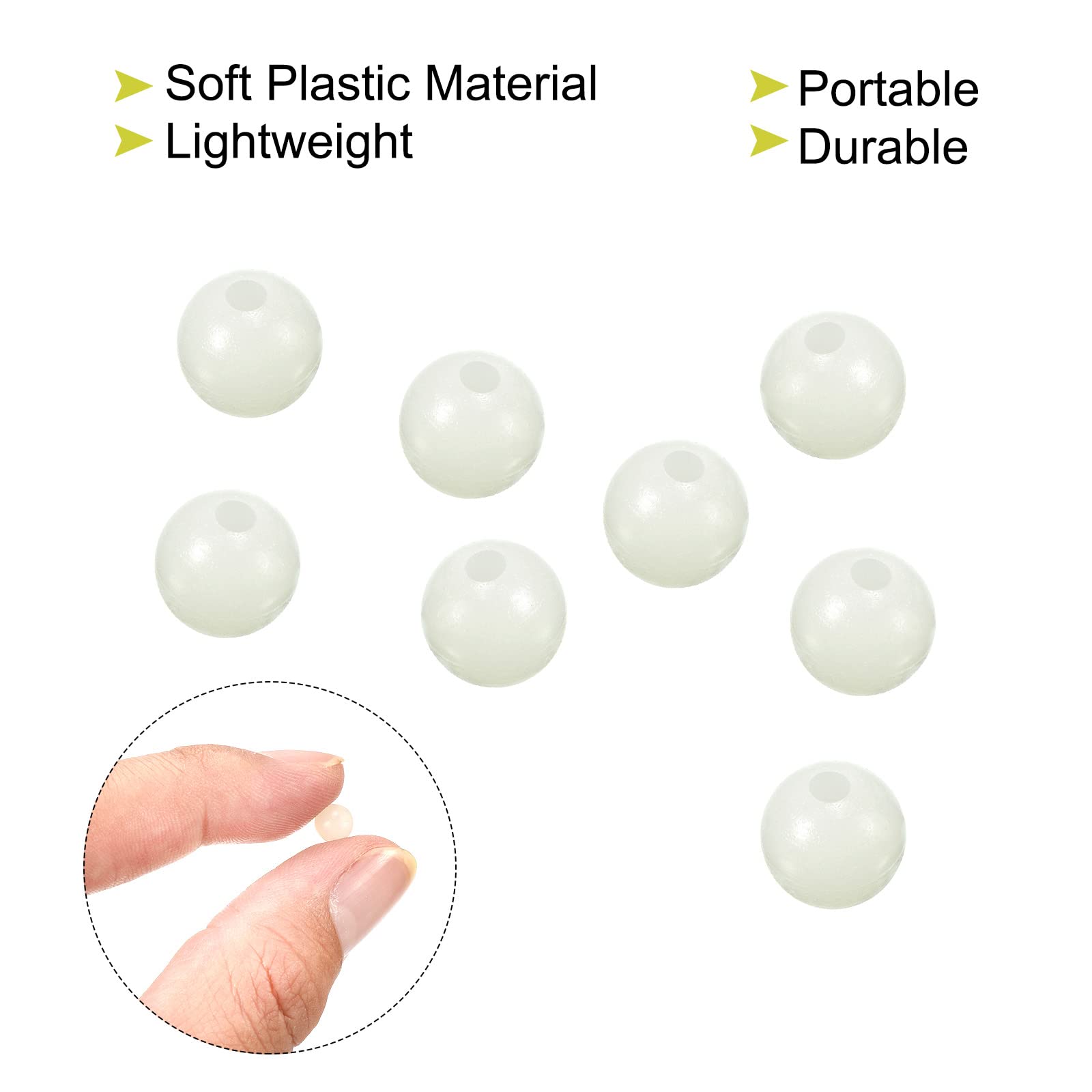PATIKIL luminous beads used to protect rod components and float chamber.