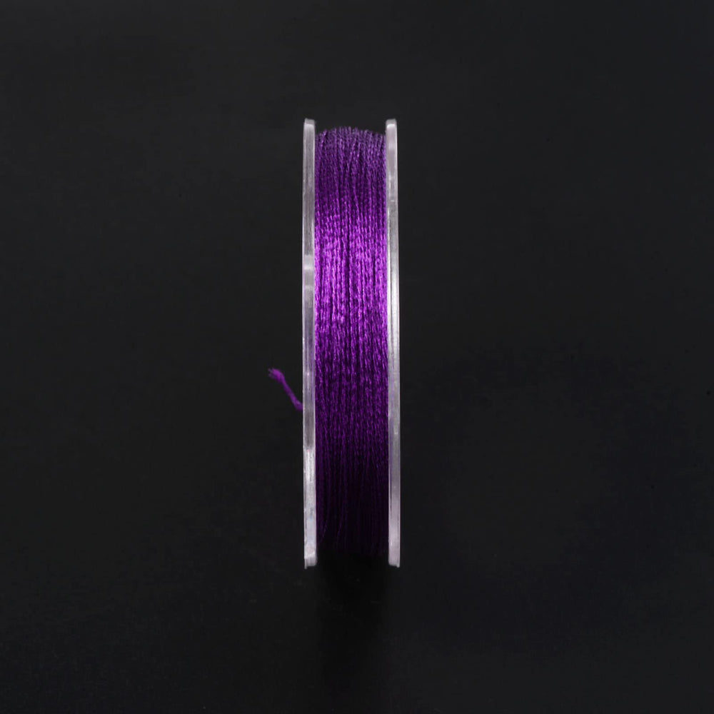 PATIKIL purple metallic thread for guide eyelet tying demonstrates reliability