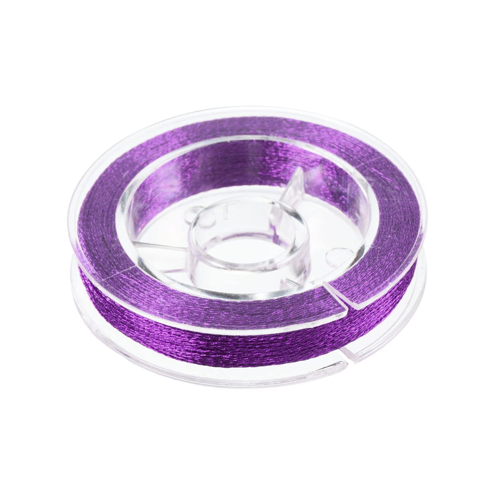 PATIKIL purple rod guide wrapping thread 50m shows durable metallic finish
