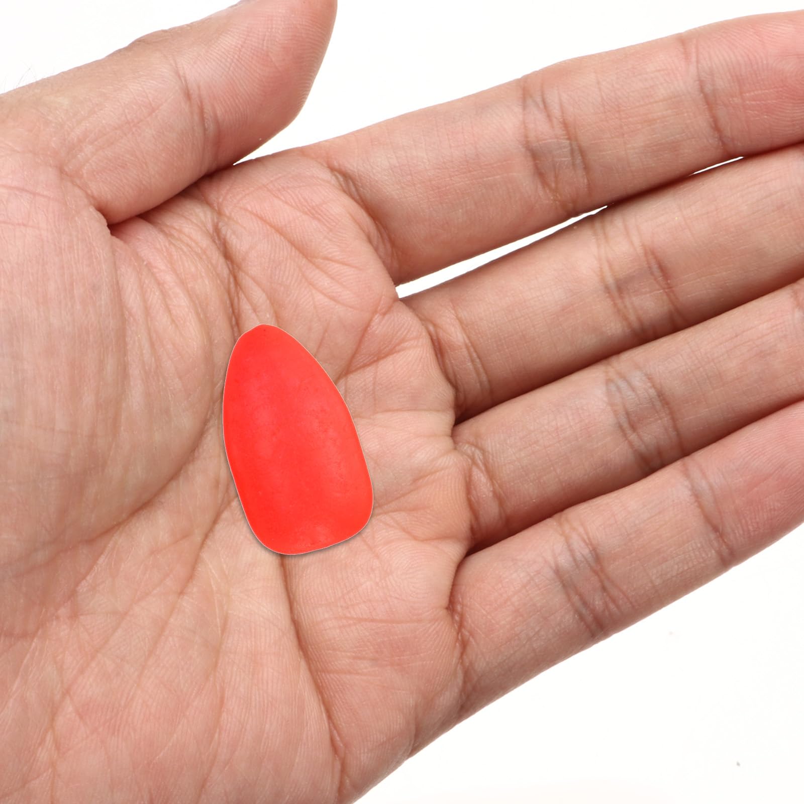 PATIKIL red floats visible on water, aiding bite tracking and line position.