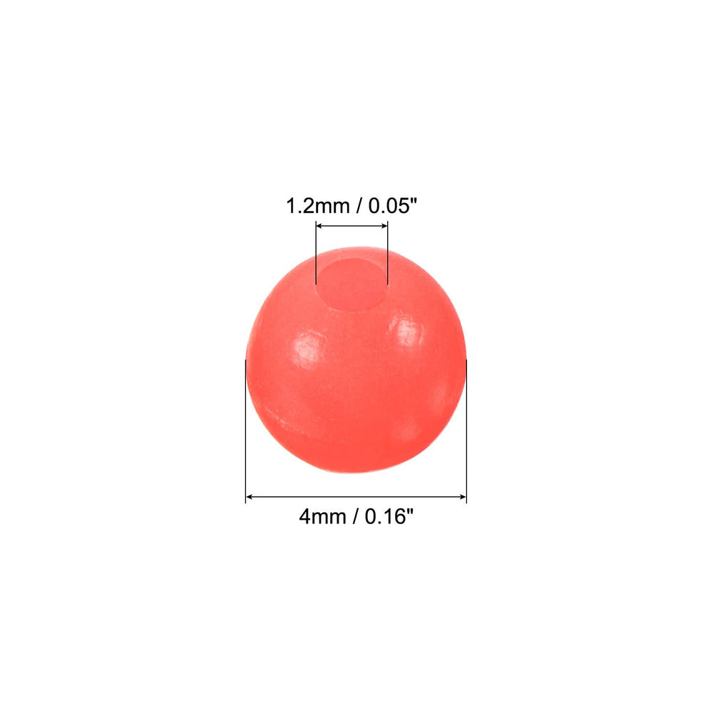 PATIKIL red glow beads brighten low light for bait visibility