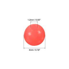 PATIKIL red glow beads brighten low light for bait visibility