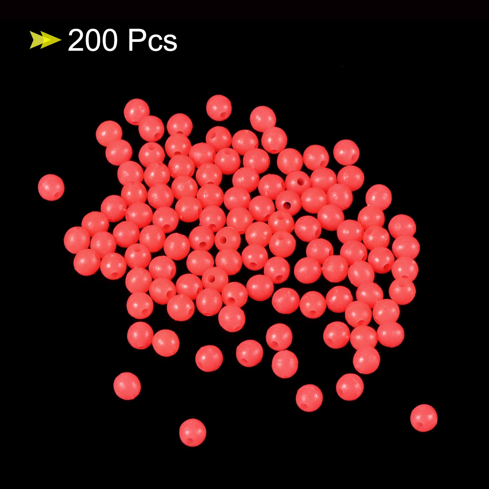 PATIKIL red round beads designed to protect rods and floats.