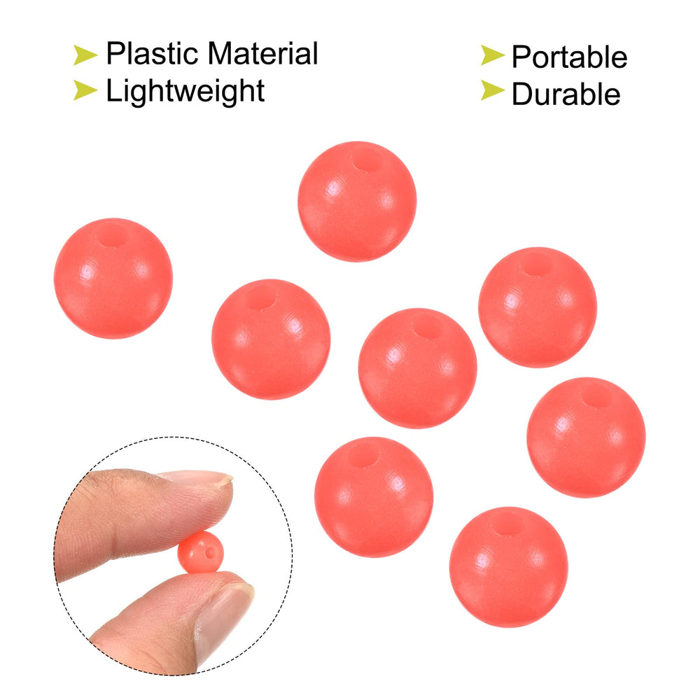 PATIKIL red round beads protect rod guides and suit saltwater or freshwater setups.