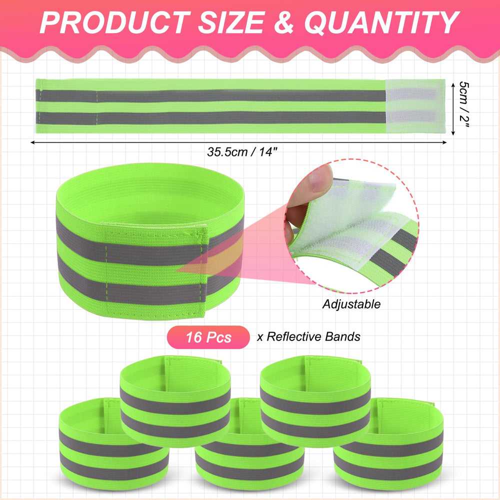 PATIKIL ankle band keeps cyclists and pedestrians visible in low light.