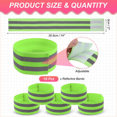 PATIKIL ankle band keeps cyclists and pedestrians visible in low light.