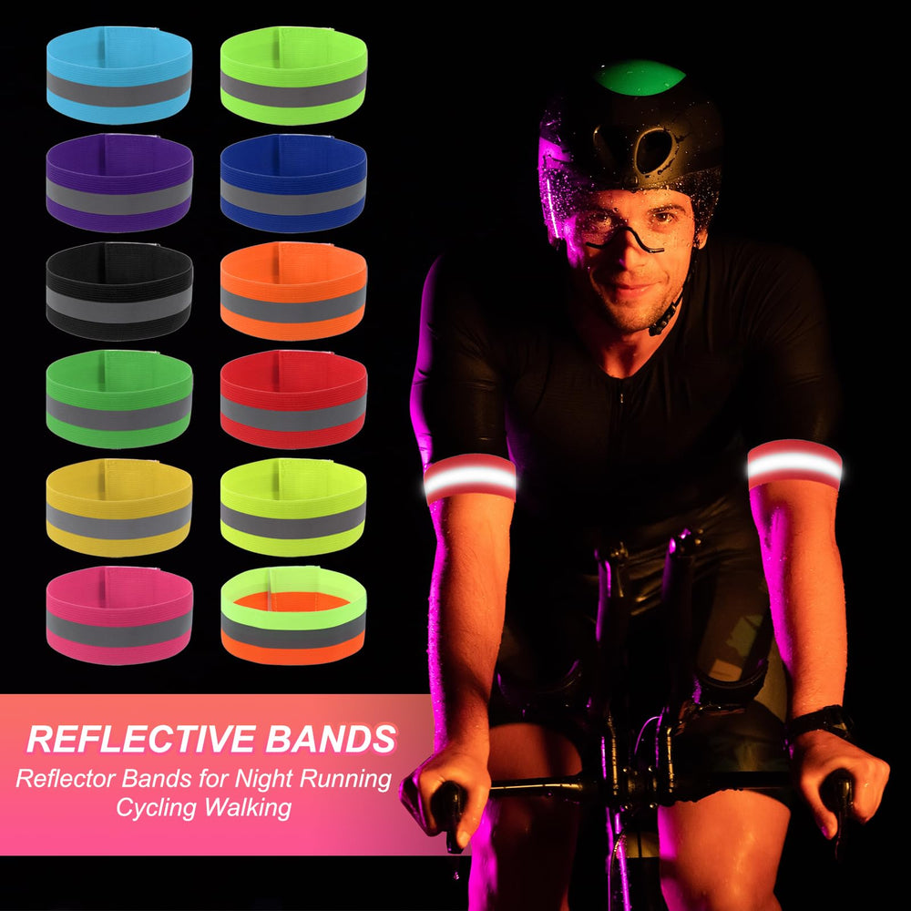PATIKIL cycling visibility band boosts safety on dark roads.