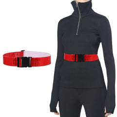 PATIKIL reflective belt red strap improves visibility for night running