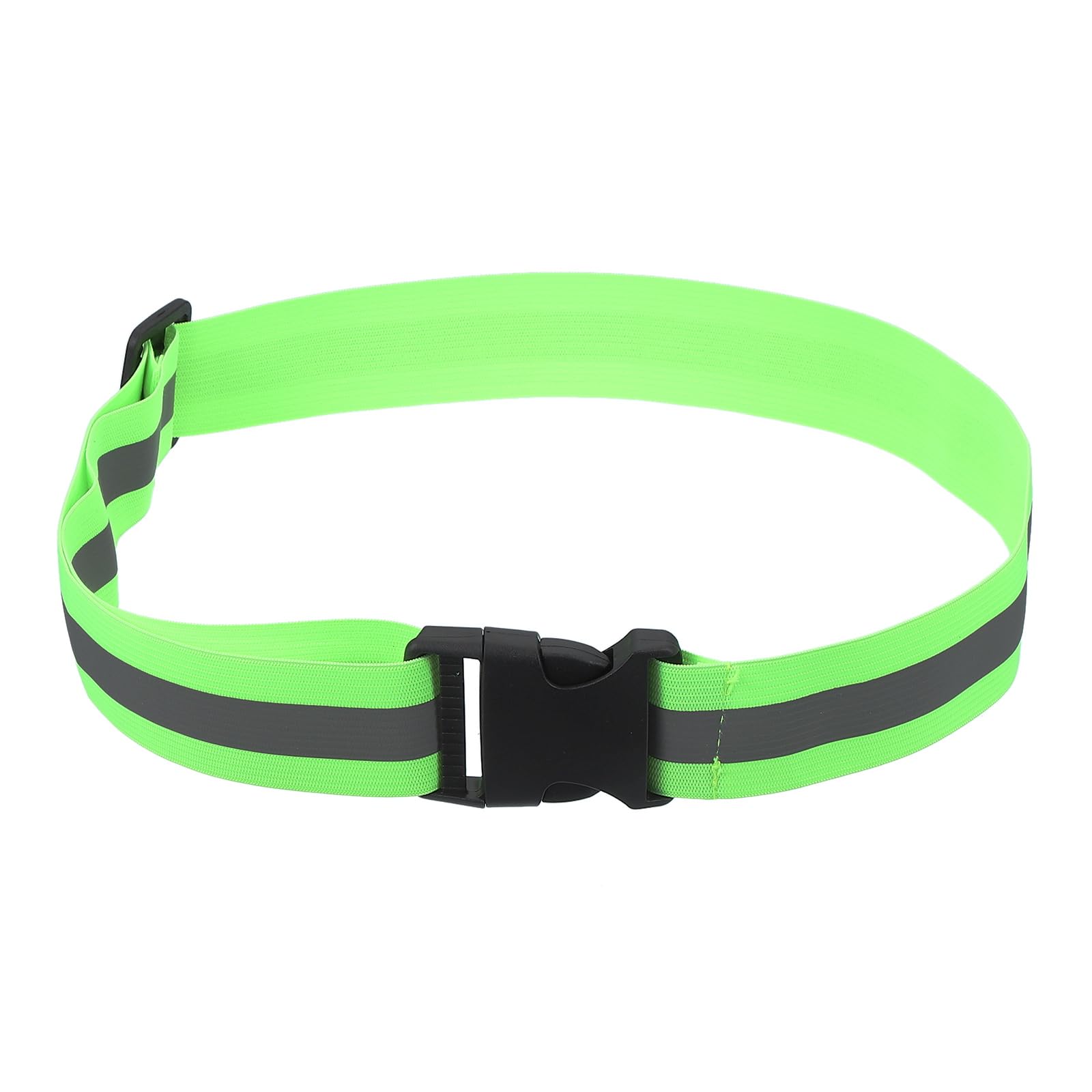 PATIKIL reflective safety belt in fluorescent green for night visibility during runs