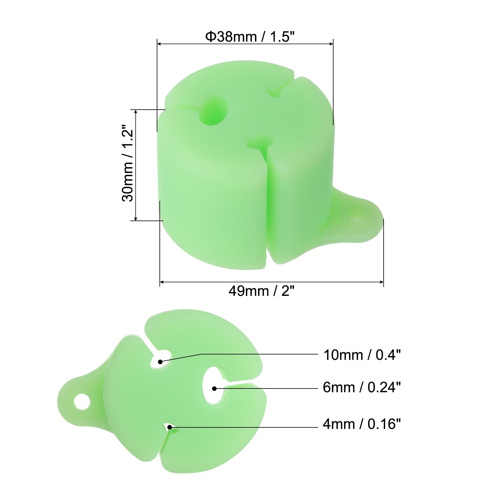PATIKIL luminous rod holder enhances night visibility for night fishing.