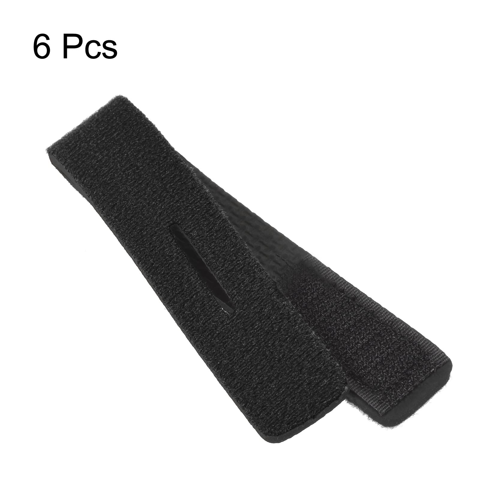 PATIKIL elastic rod strap holds varied rod sizes securely.