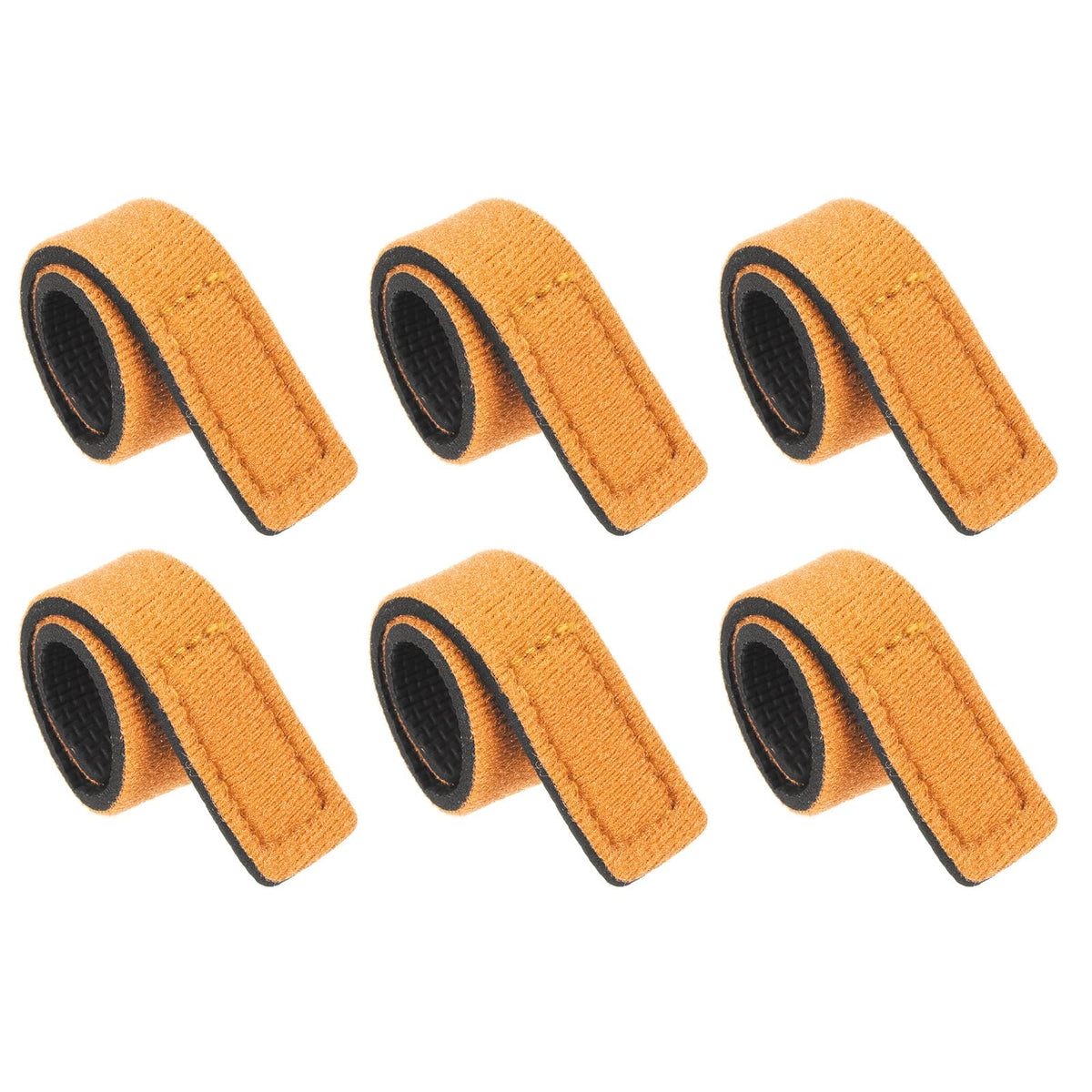 PATIKIL rod strap orange 6-pack secures fishing rods on boats