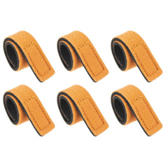 PATIKIL rod strap orange 6-pack secures fishing rods on boats