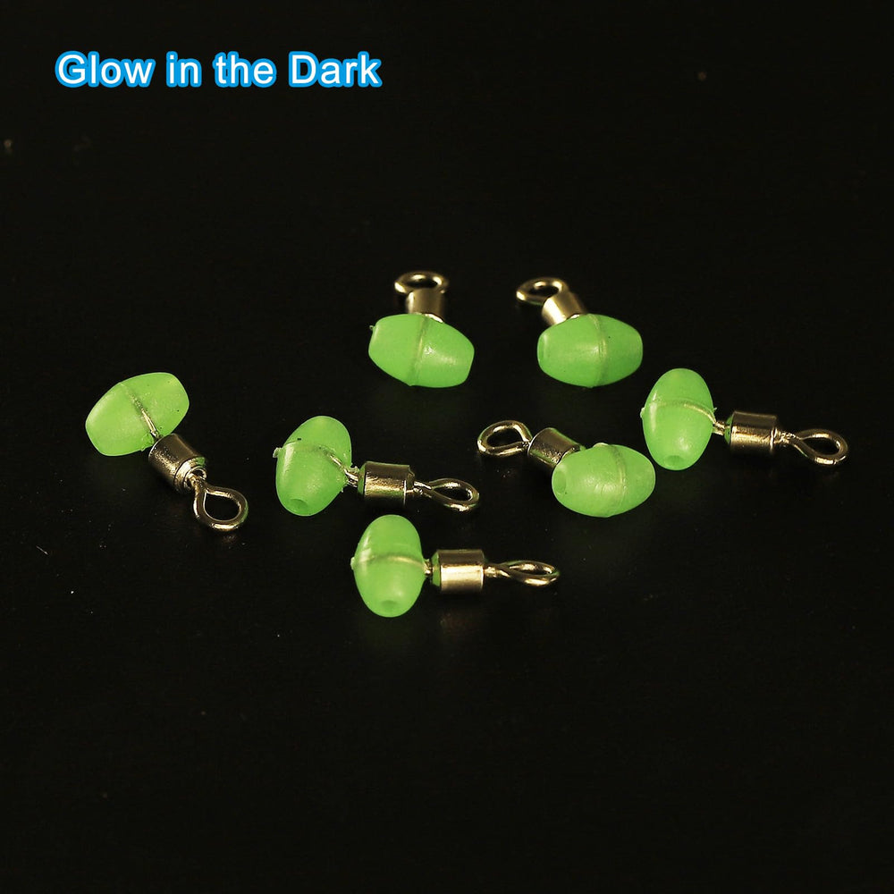 PATIKIL rolling swivel with bead reduces line twists during casts.