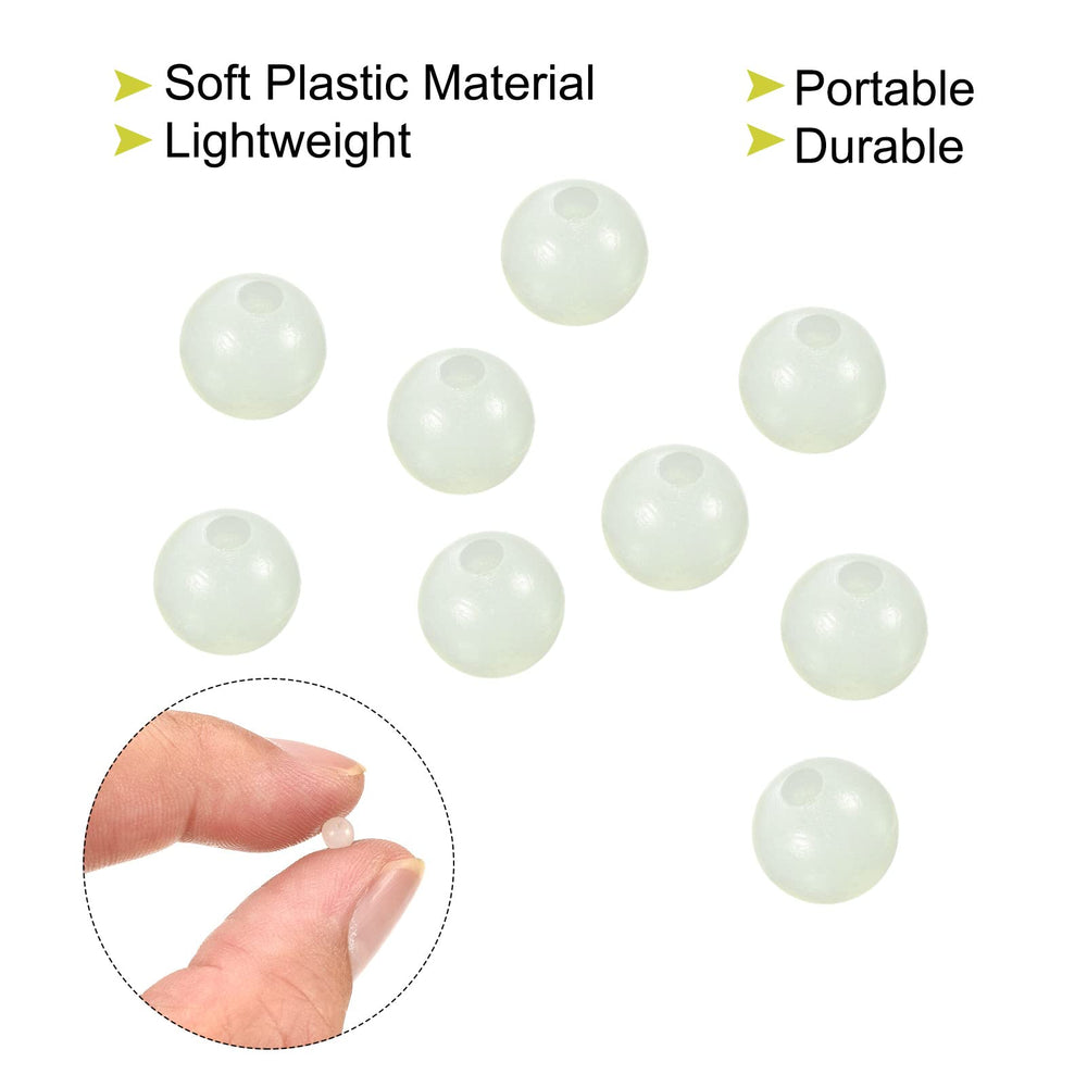 PATIKIL round 4mm beads ideal for saltwater or freshwater fishing.
