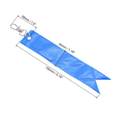 PATIKIL Safety Reflector blue jacket clip improves nighttime safety for outdoor activities.