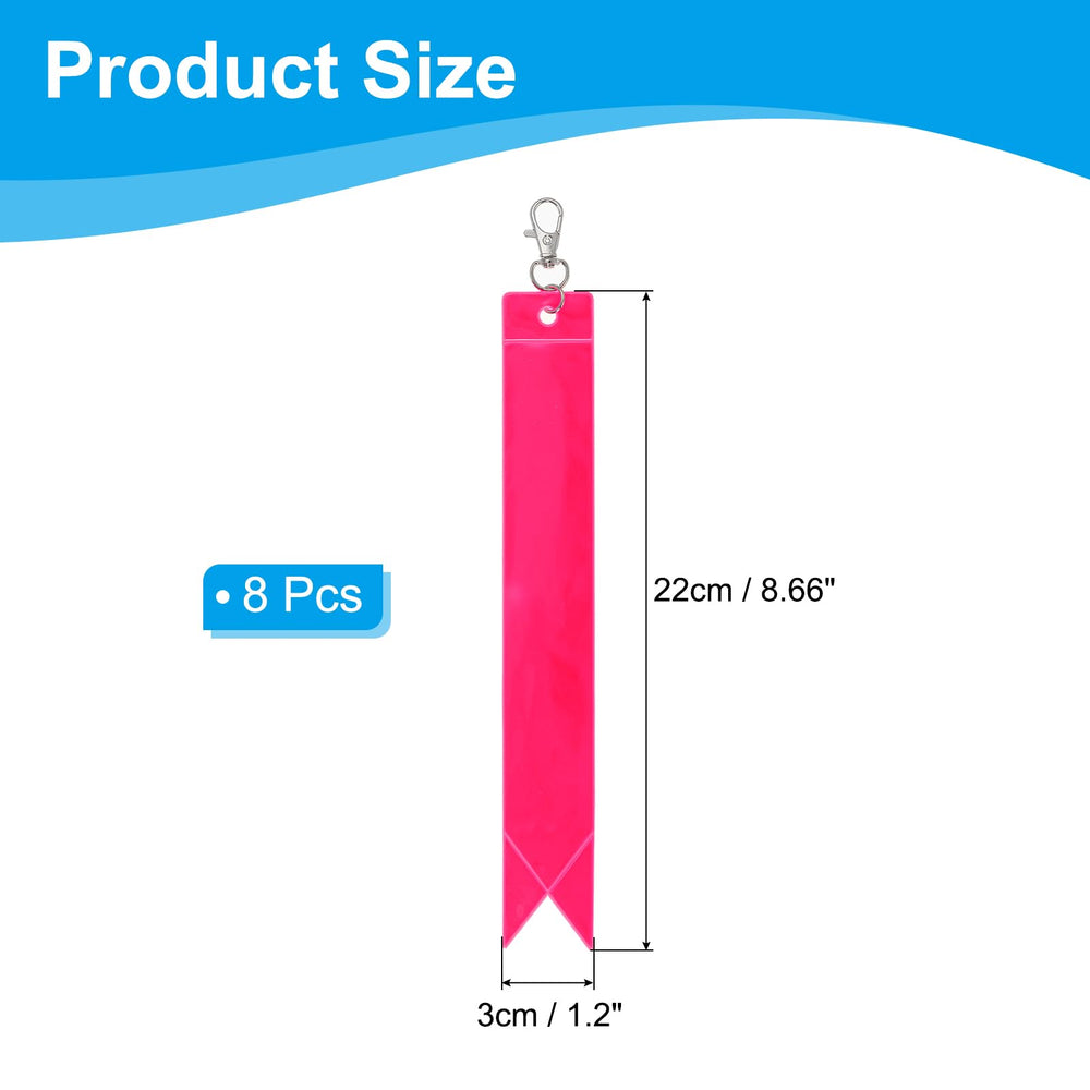 PATIKIL pink reflector pendant boosts visibility for night runs.