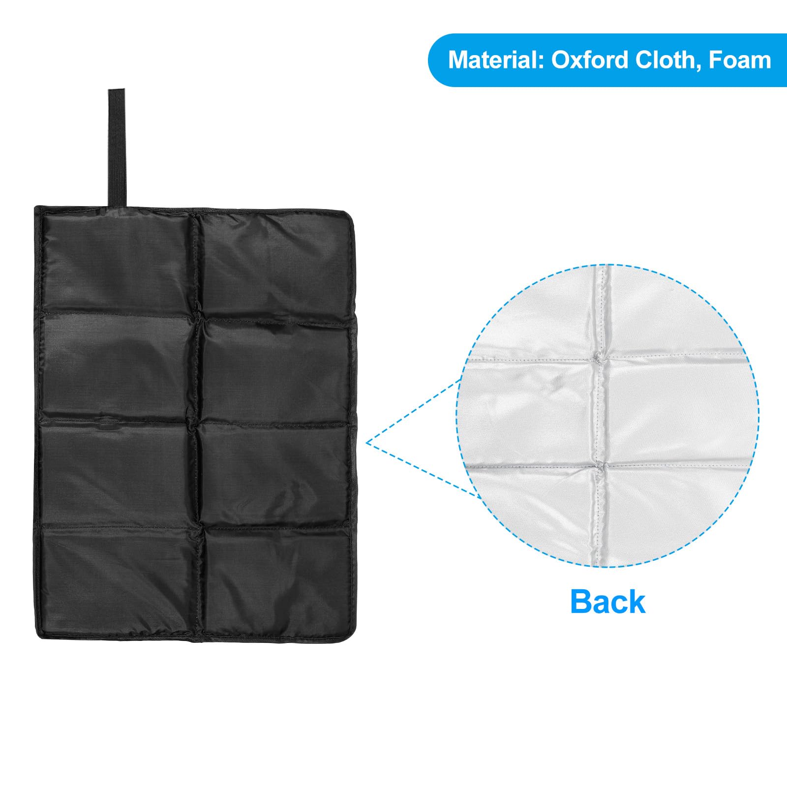 PATIKIL seat pad on stadium bleachers for comfortable seating.