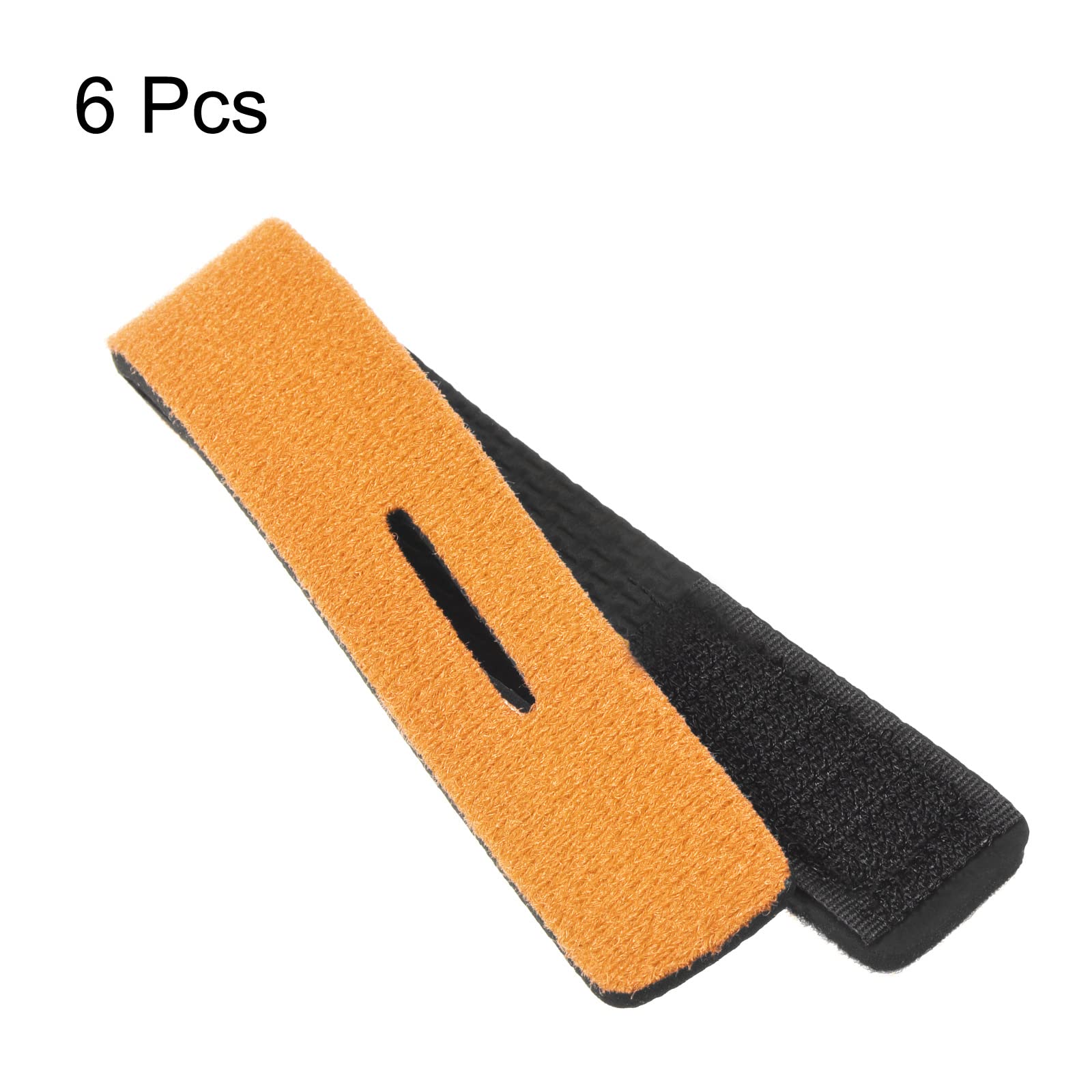 PATIKIL rod strap orange secures poles on deck effectively