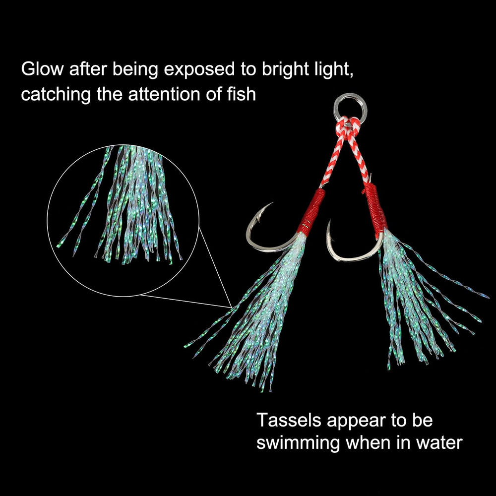 PATIKIL sharp barbs help prevent fish escapes after hookup