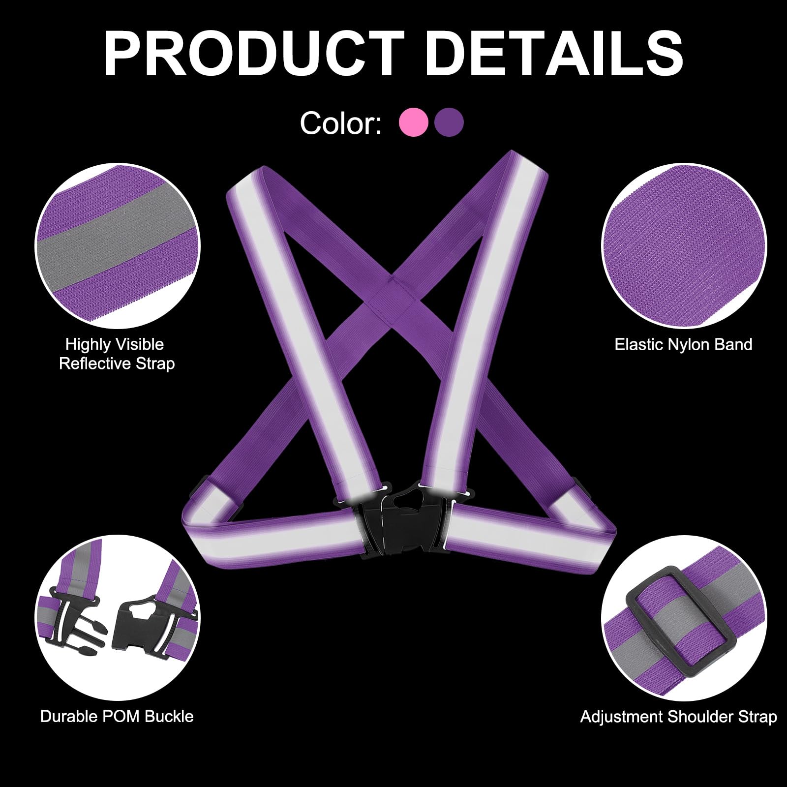 PATIKIL shoulder-to-waist adjustable range supports a comfortable, inclusive fit.