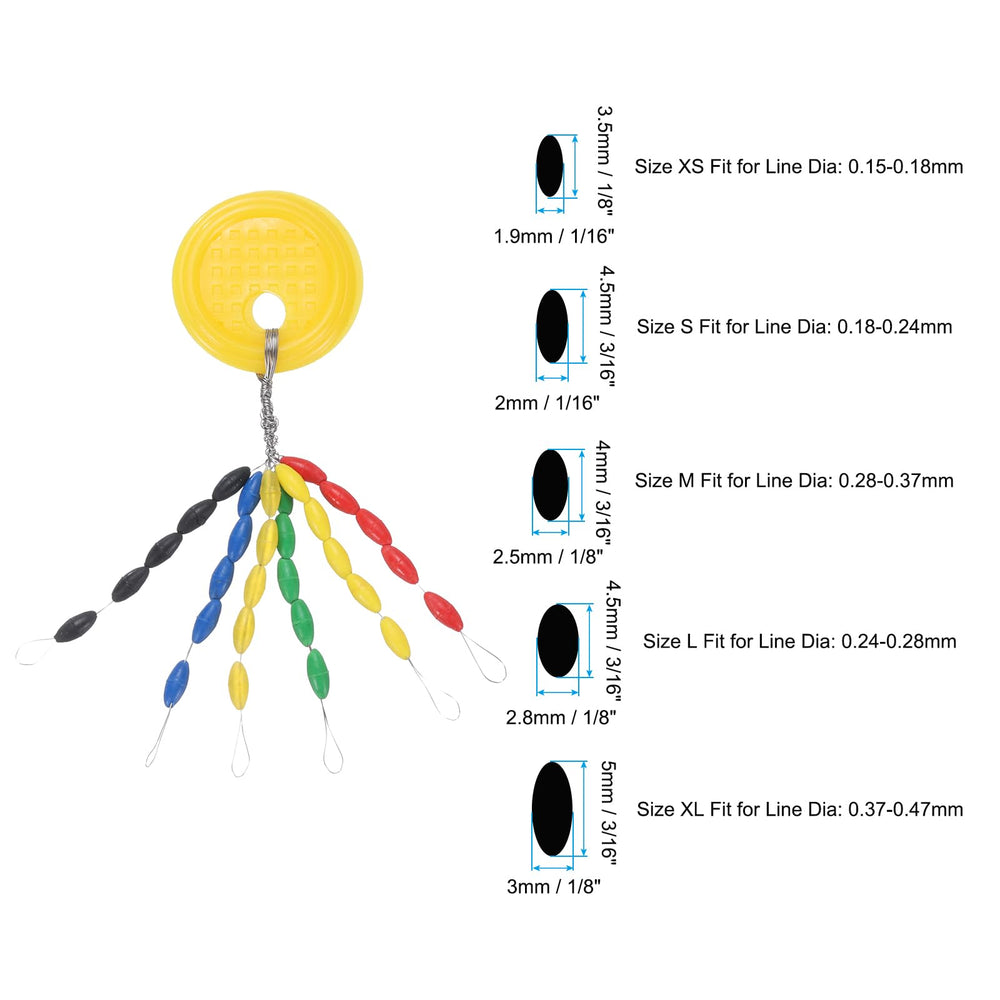 PATIKIL silicone fishing beads enable easy, secure line stops on rigs.