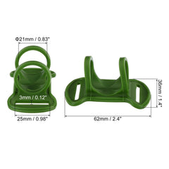 PATIKIL silicone headlamp holder side view showing flexible fit during activities