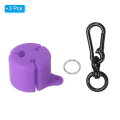 PATIKIL silicone rod clip with 4mm groove fits slim fishing rods securely