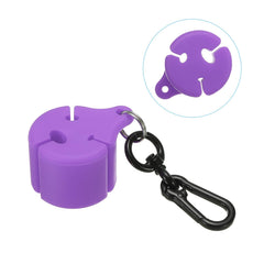 PATIKIL silicone rod clip with 6mm groove suits mid-size rod diameters