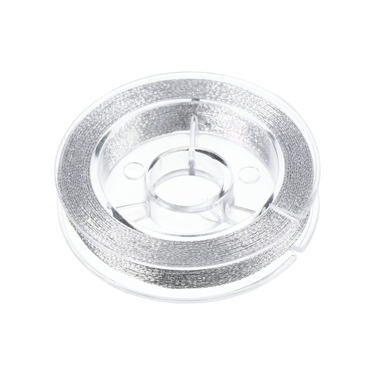 PATIKIL silver-tone 450D wrapping thread for durable guide fixing on fishing rods.