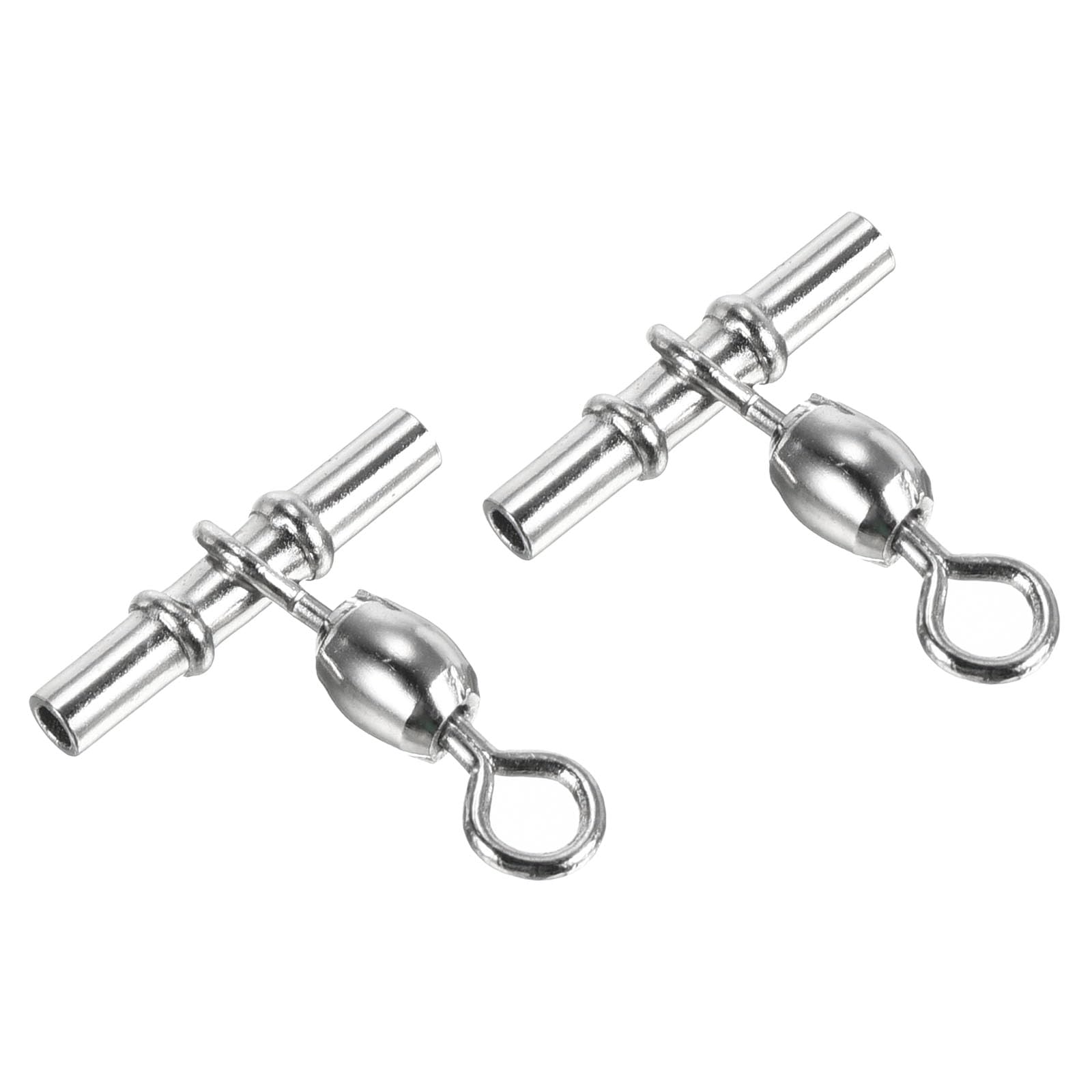 PATIKIL sleeve swivel 3‑way close-up showing rugged nickel‑plated stainless steel for rotation