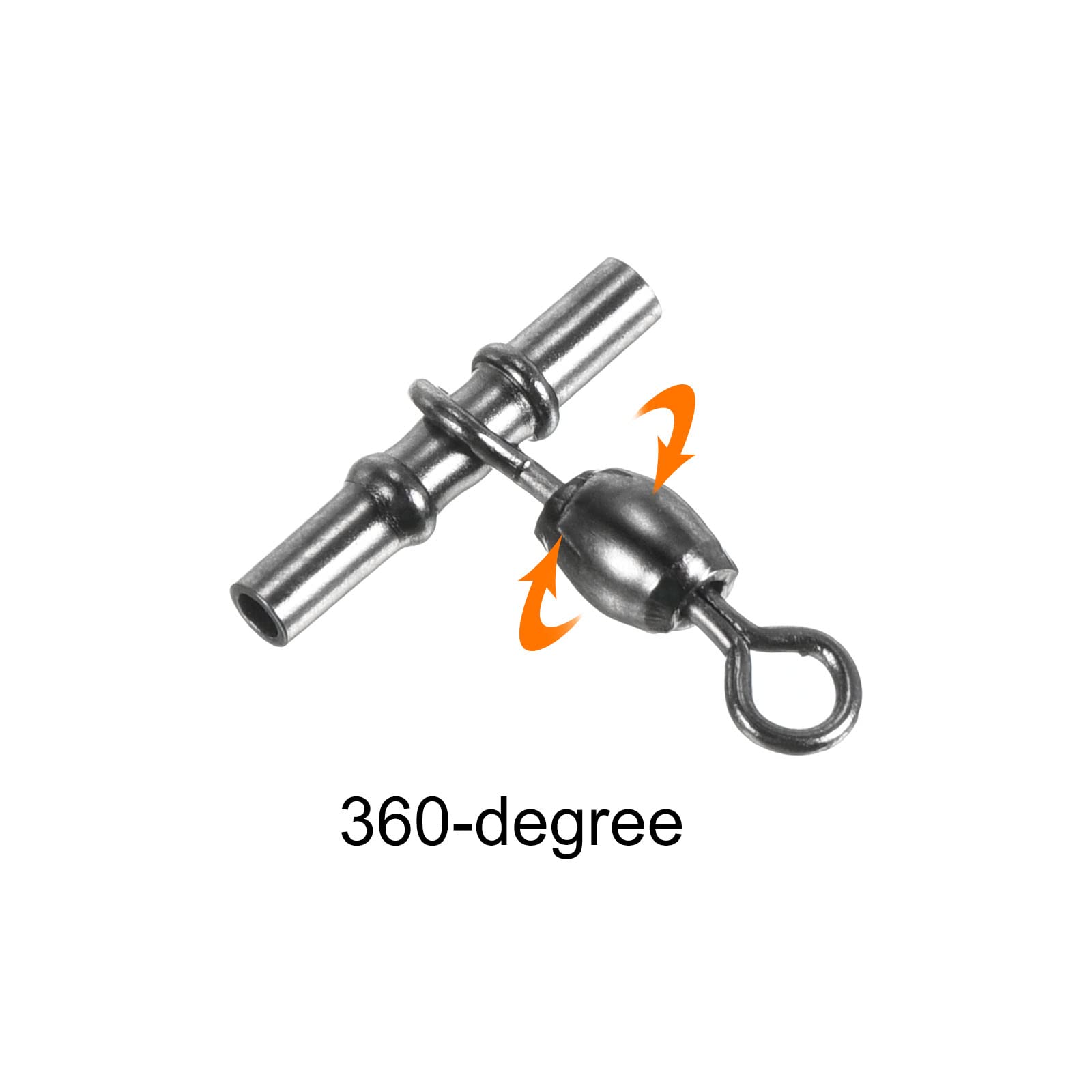PATIKIL sleeve swivel with nickel-plated surface resists corrosion during long fishing sessions