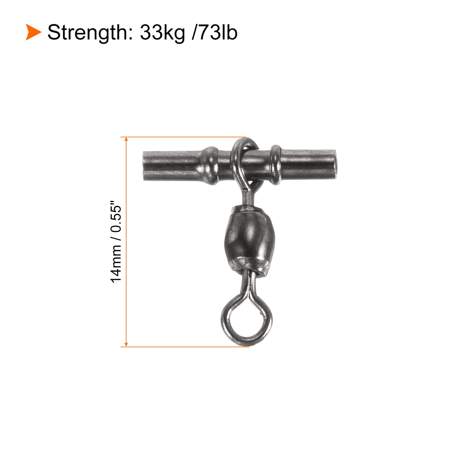 PATIKIL sleeve swivel 10-piece pack ready for fast rigging