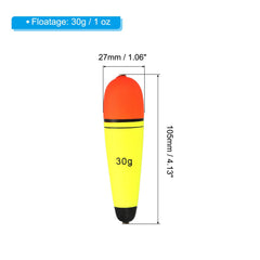 PATIKIL slip bobber 1oz on-line setup demonstrates line threading through smooth holes.