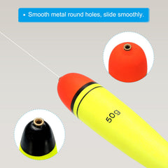 PATIKIL slip bobber depth-indicator yellow highlights versatile depth control.