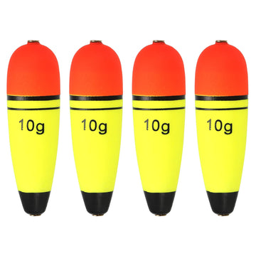 PATIKIL slip bobber front view in yellow for depth control