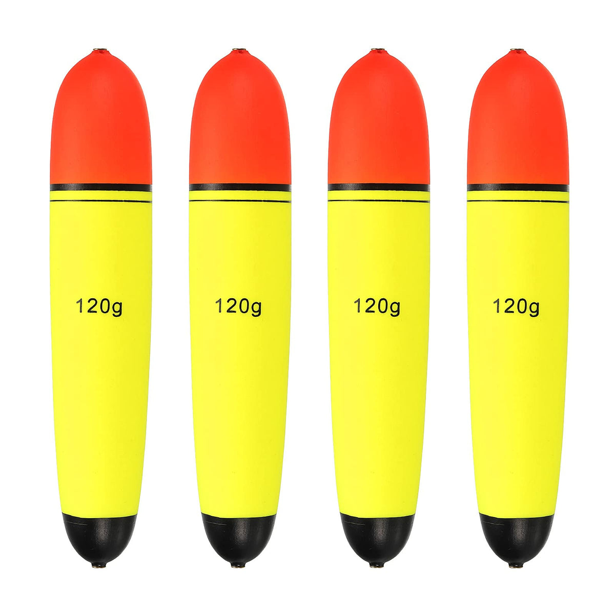PATIKIL slip bobber front view in yellow for high visibility