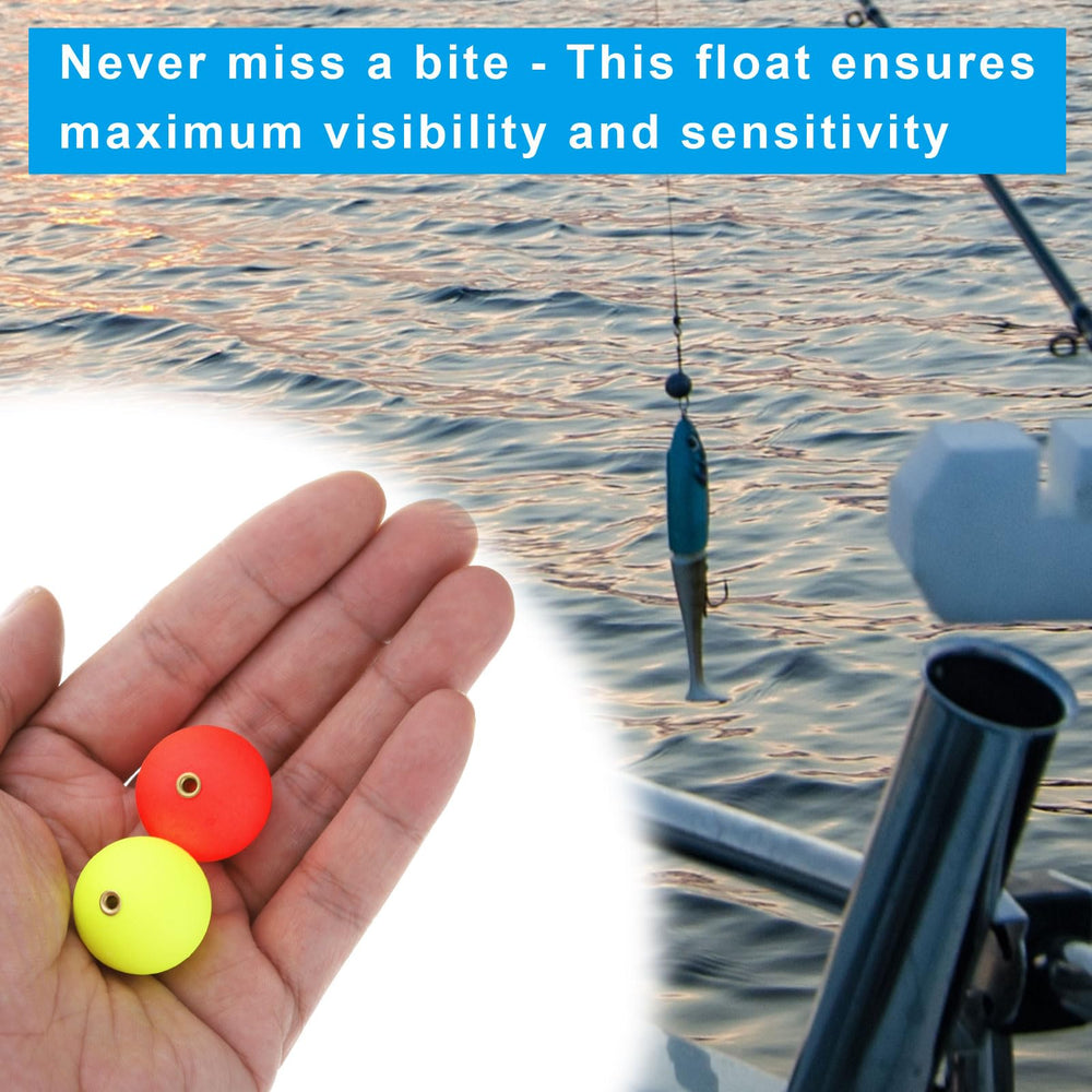 PATIKIL slip bobber with line guide rings reducing line wear and tear.